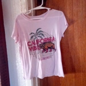 A light pink T-shirt